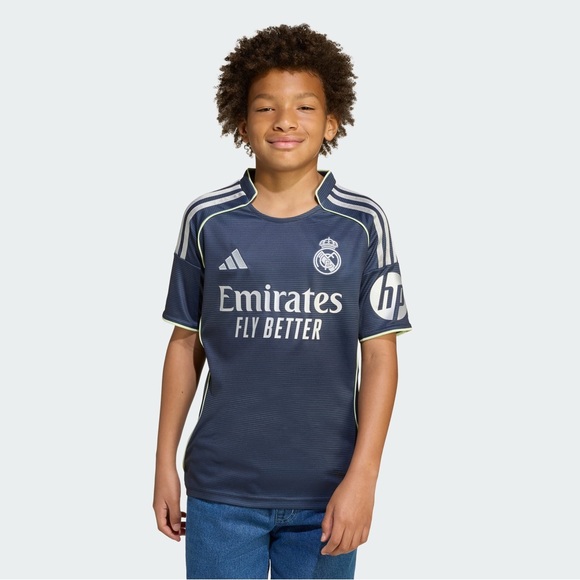 Adidas REAL MADRID 25/26 AWAY JERSEY KIDS Size Large New With Tags - Picture 1 of 10